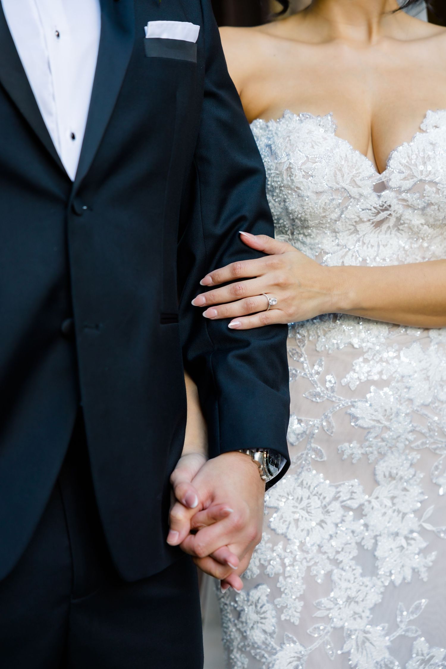 Bride and groom portrait by Love Refined Wedding Co